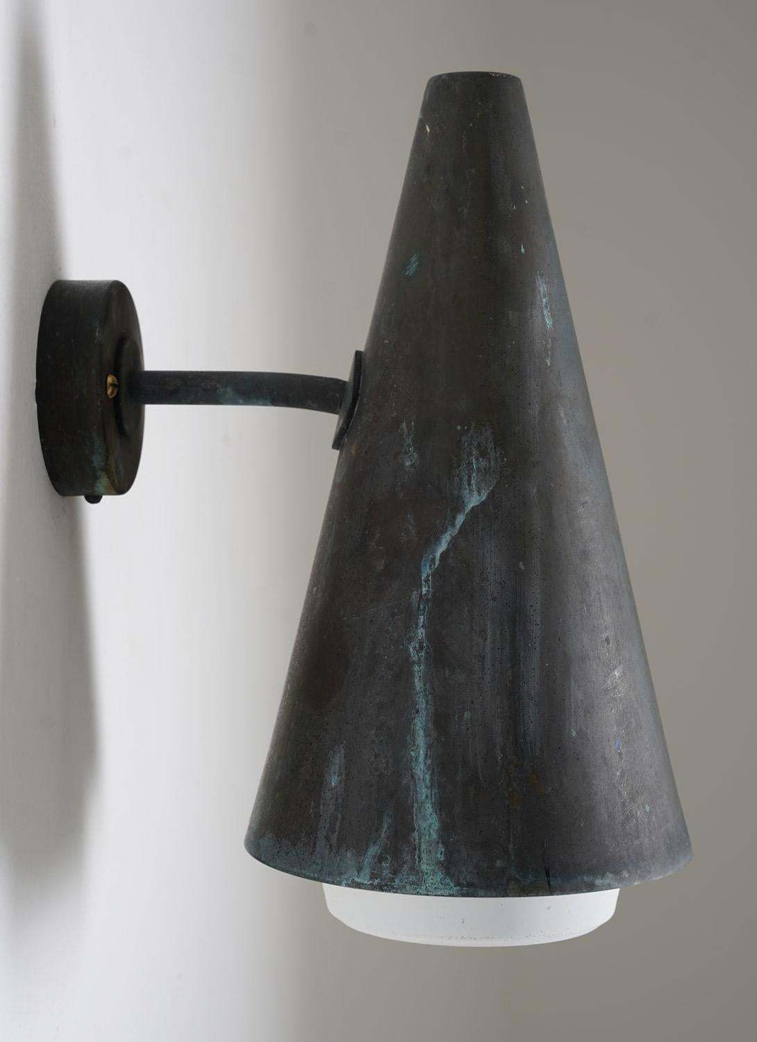 Swedish Outdoor Wall Lamps In Copper By Hans Agne Jakobsson photo Lighting