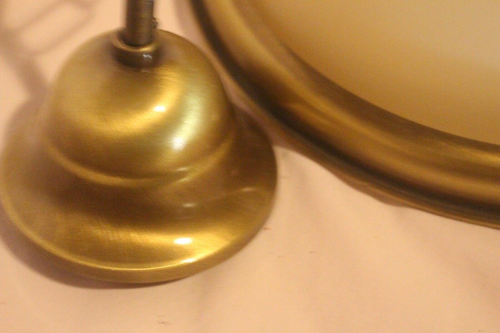 photo for sale Italian Vtg Metal And Glass Ceiling Light Chandelier Pendant Lamp