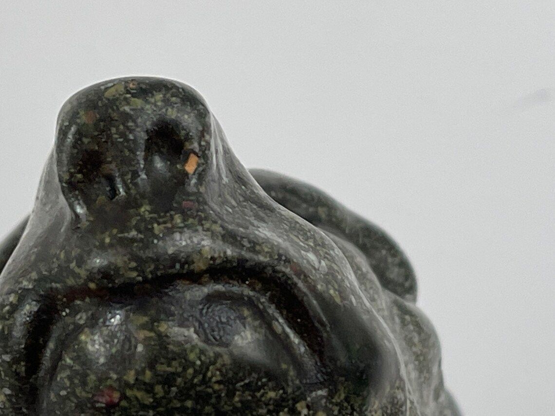 Michael Andersen & Son, Rare Polar Bear Bowl In Green Mottled Glaze, First Half Of The 20th Century photo 282.0