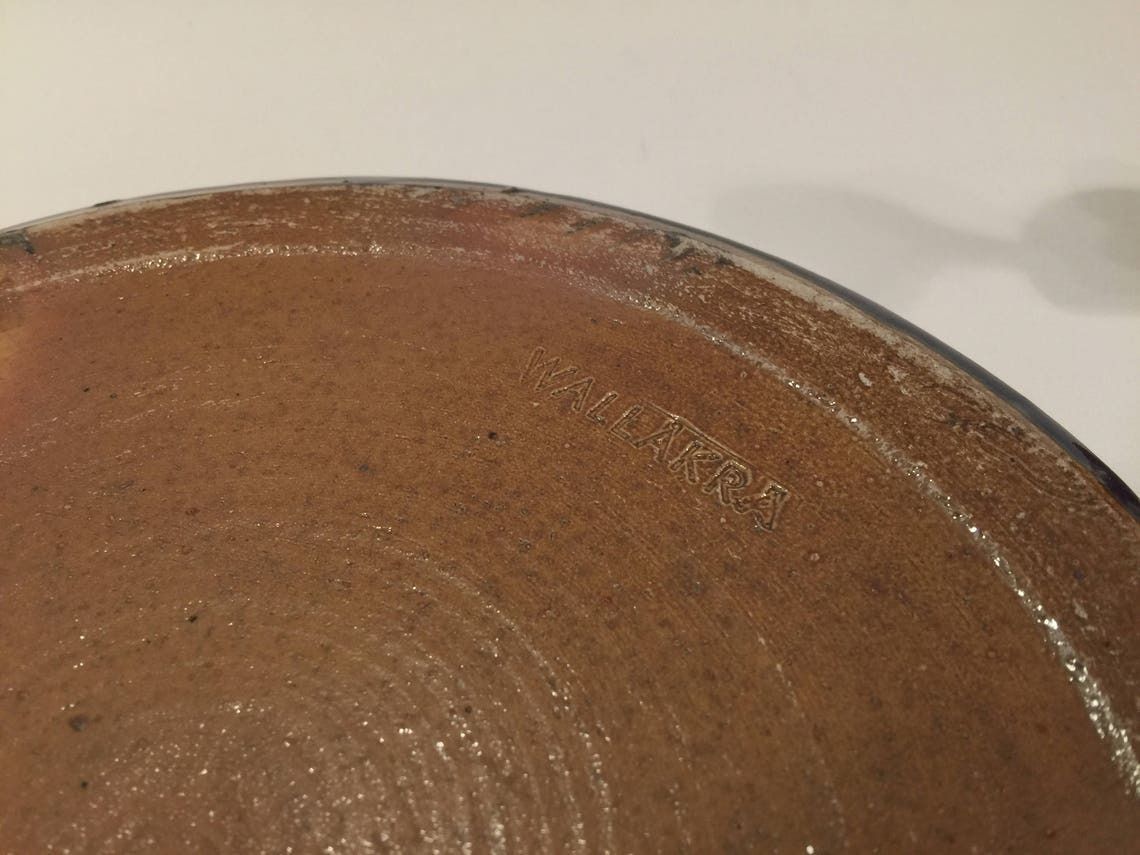 Stoneware Bowl From Swedish Stoneware Producer Of Salt Glazed Stoneware Wallakra, Scandinavian Home Decor photo buy