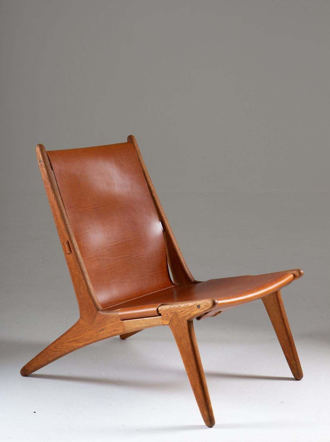 Pair Of Rare Hunting Chairs 204 By Uno & Östen Kristiansson For Luxus, Sweden photo furniture