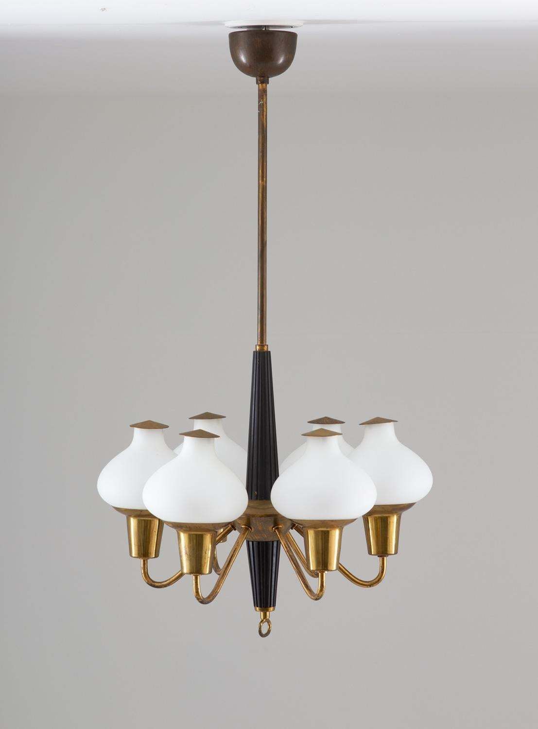Scandinavian Midcentury Pendant By Hans Agne Jakobsson photo for sale
