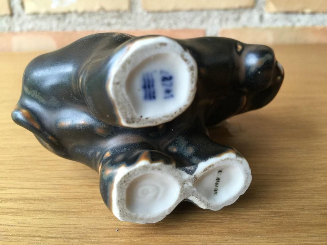 Elephant Calf Figurine By Jeanne Grut For Royal Copenhagen, Form Number 22741, Factory First, Scandinavian Mid Century Modern photo 132.0