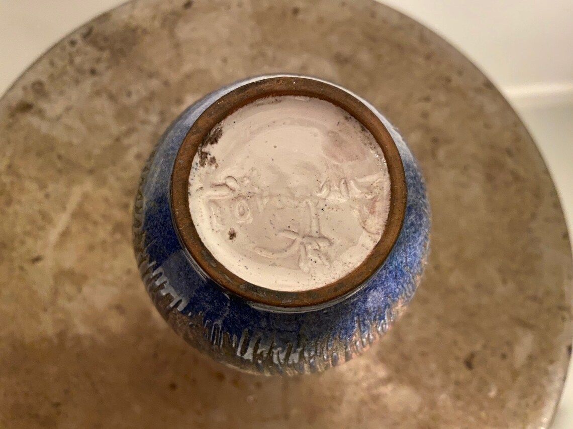 Vase With Four Women From The Swedish Pottery Workshop Torngrens. Mid Cetury From Sweden photo vinterior