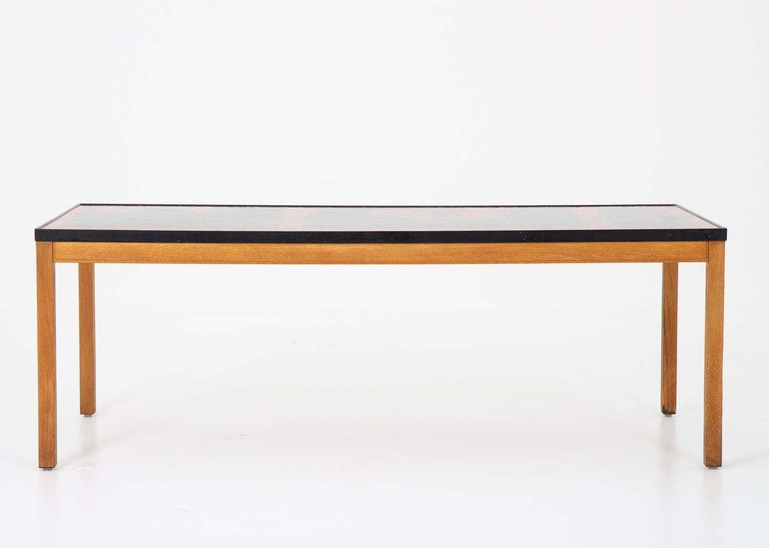 Scandinavian Coffee Table By Stig Lindberg & David Rosén For Nordiska Kompaniet photo Furniture