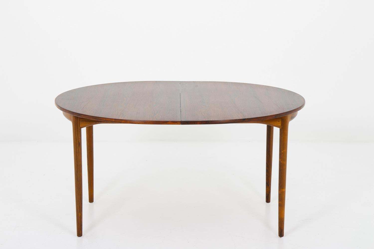 Scandinavian Mid Century Roswood Dining Table By Ib Kofod Larsen, 1960s photo furniture