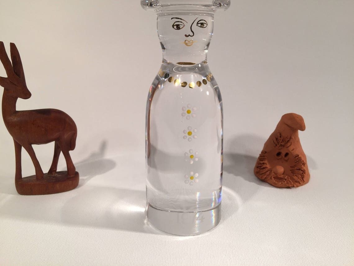 Aunt Rosie Crystal Figurine From The Swedish Glassworks Kosta By Ann & Goran Warff In 1974, Scandinavian Modern photo furniture