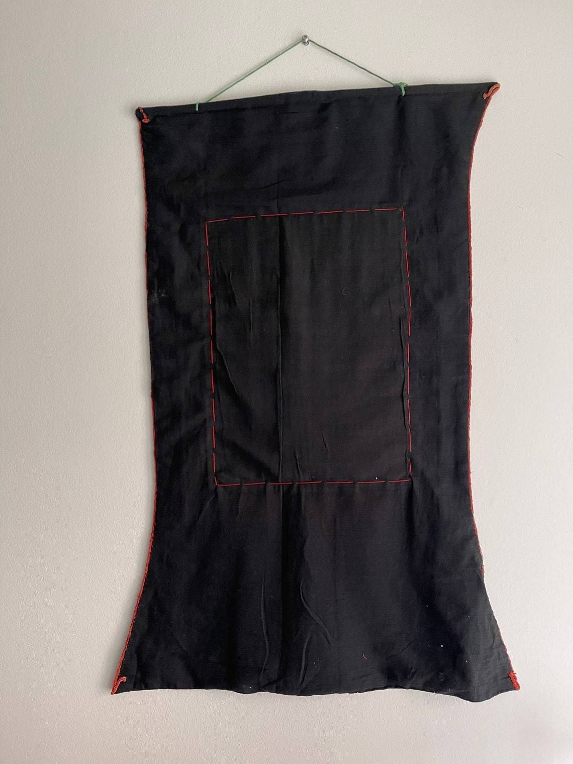Shakti Thangka  Asian Buddhist  Hindu Thangka Painting Mounted In Hand Stitched Cloth 20th Century photo vinterior