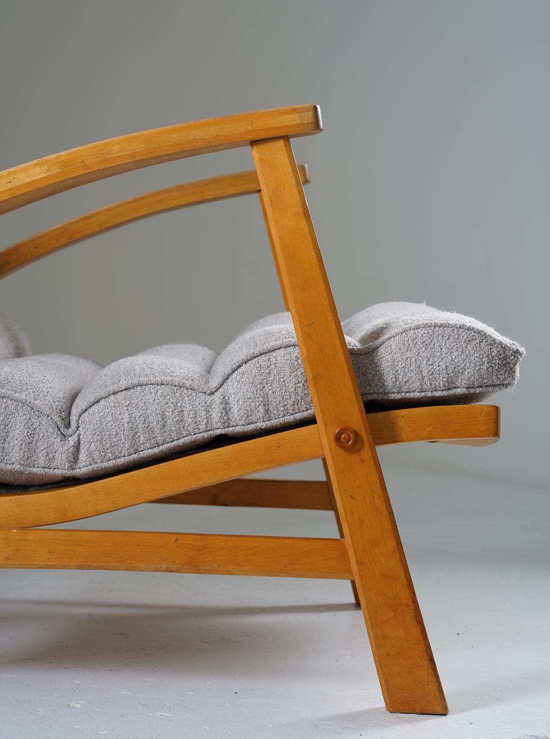 photo furniture Scandinavian Lounge Chair Model "Vila" By Kf, 1930s