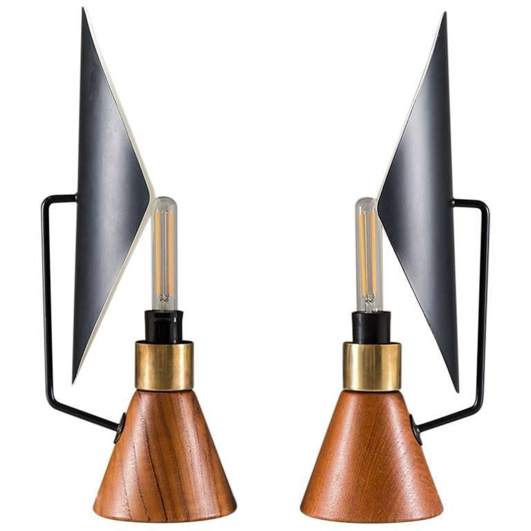 Mid Century Modern Table Lamps By Svend Aage Holm Sørensen For Asea