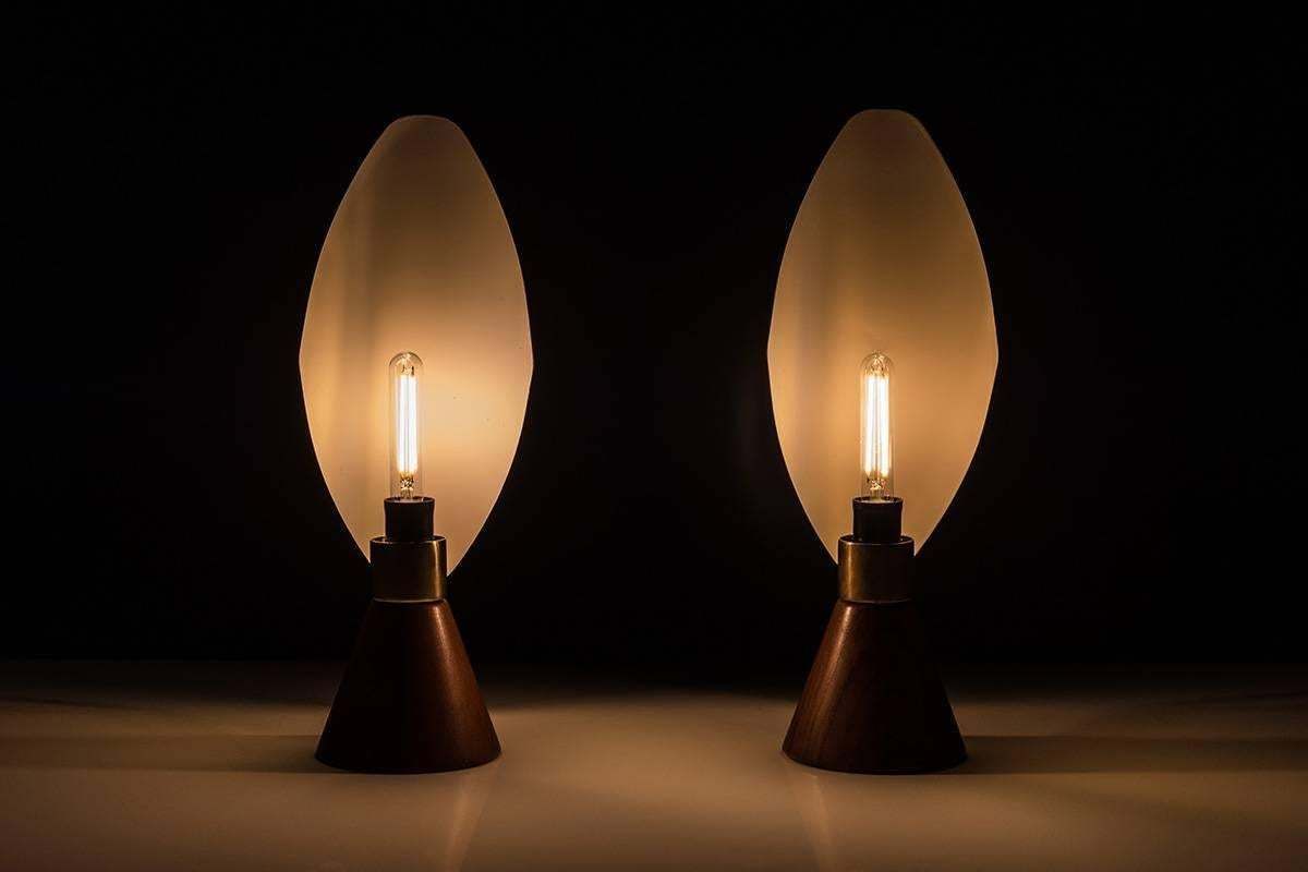 Mid Century Modern Table Lamps By Svend Aage Holm Sørensen For Asea photo Lighting