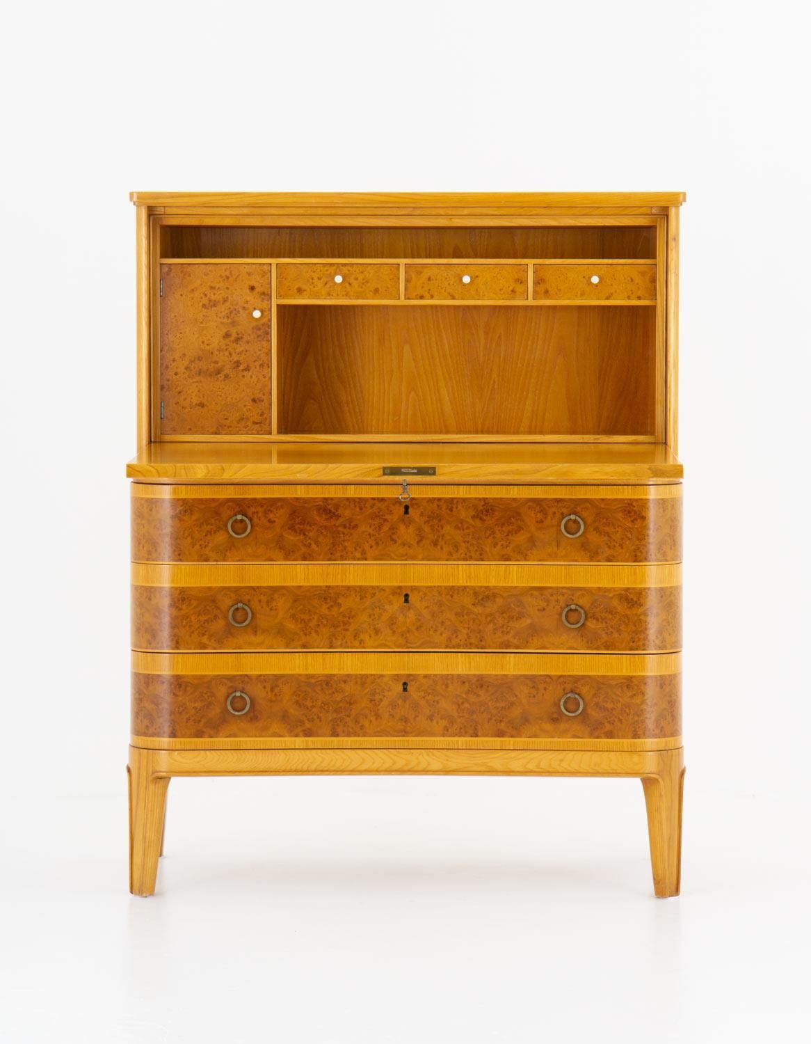 Swedish Modern Bureau By åby Möbelfabrik, 1940s photo for sale