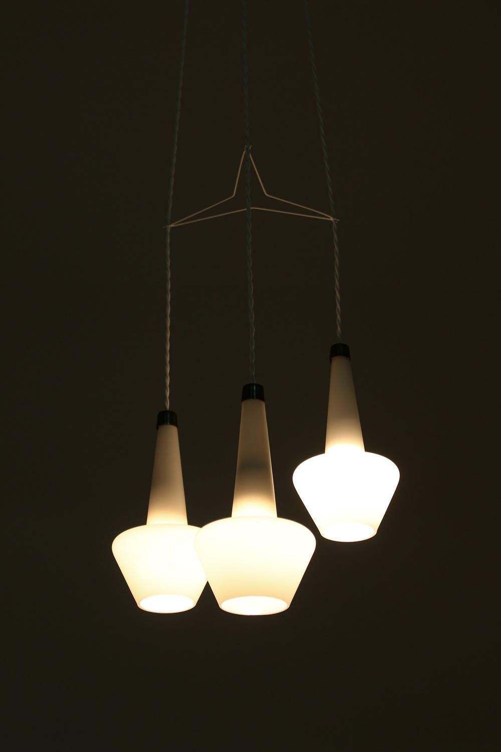 Scandinavian Midcentury Pendant T272 In Opaline Glass By Hans Agne Jakobsson photo buy