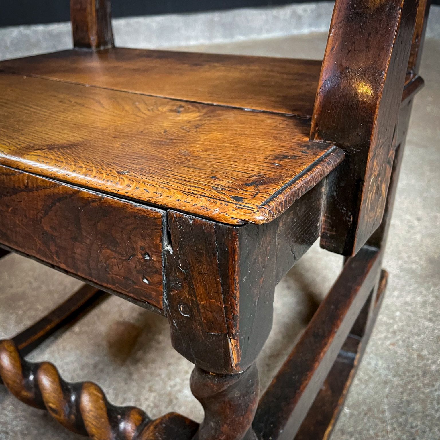 200 Year Old Antique Wabi Sabi Rocking Chair photo buy