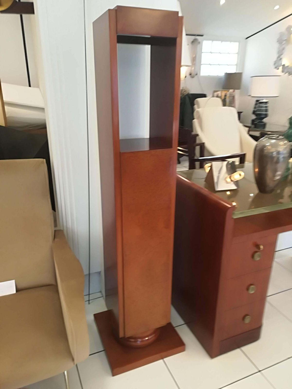 Art Deco Pedestal Circa 1930, 1930s photo furniture