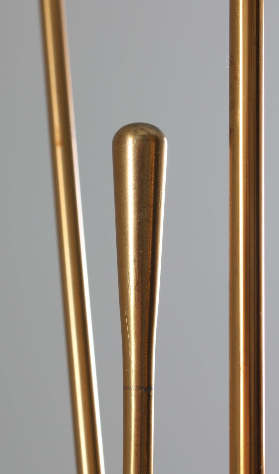 Swedish Floor Lamp In Brass And Opaline Glass By Böhlmarks, 1950s photo vintage