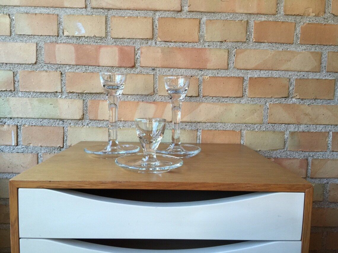 Egg Cups, 3, By Per Lutken (Lütken) For The Danish Glassworks Holmegaard In Denmark   Danish Design From The 1970s And 1980s, photo furniture