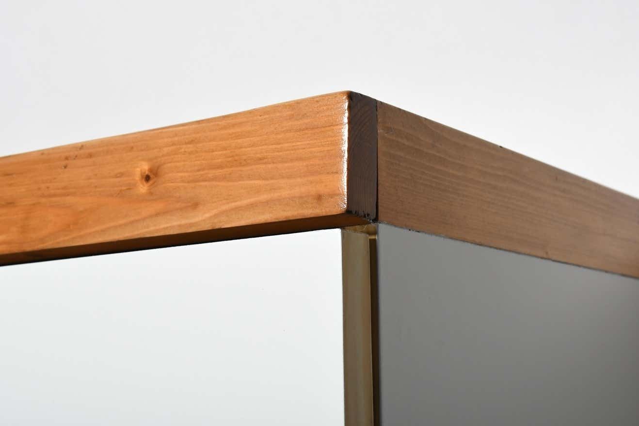 photo furniture Wall Mounted 'Les Arcs’ Cabinet / Sideboard By Charlotte Perriand, France 1970s