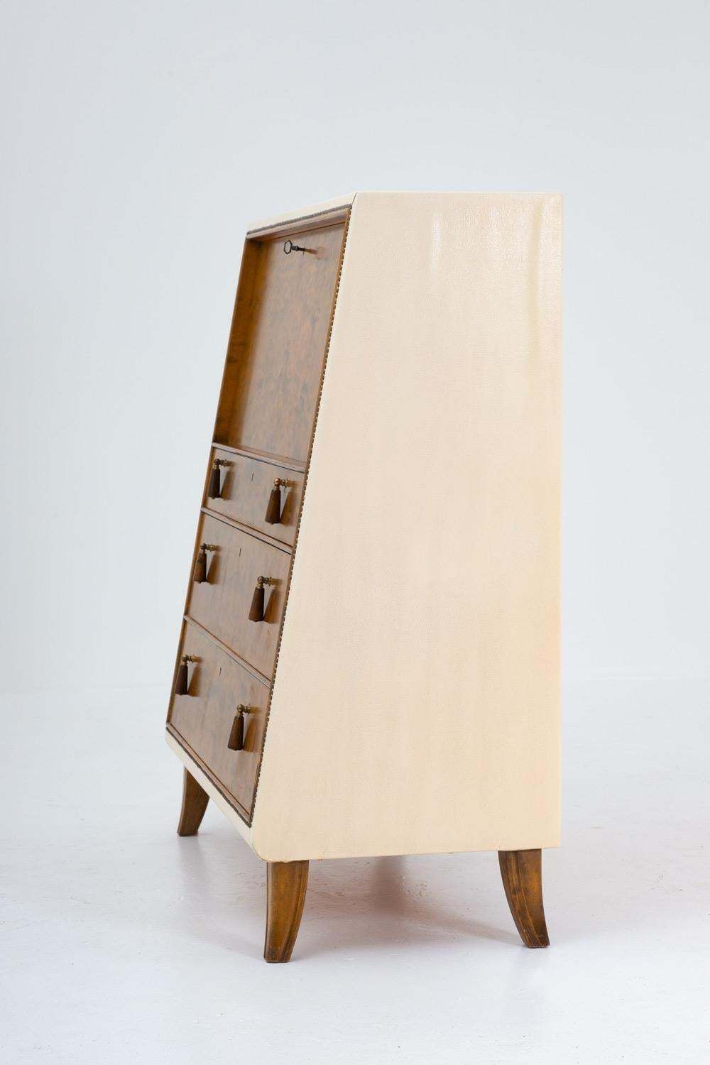 Swedish Modern Bureau By Otto Schulz For Boet, 1940s photo vinterior
