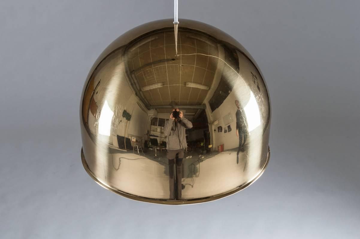 Large Pendant T 75 In Brass By Eje Ahlgren For Bergboms photo Lighting
