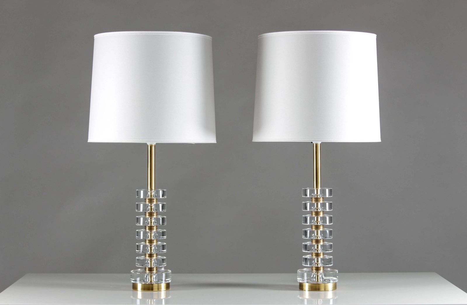 Swedish Crystal Glass Table Lamps By Carl Fagerlund For Orrefors photo furniture