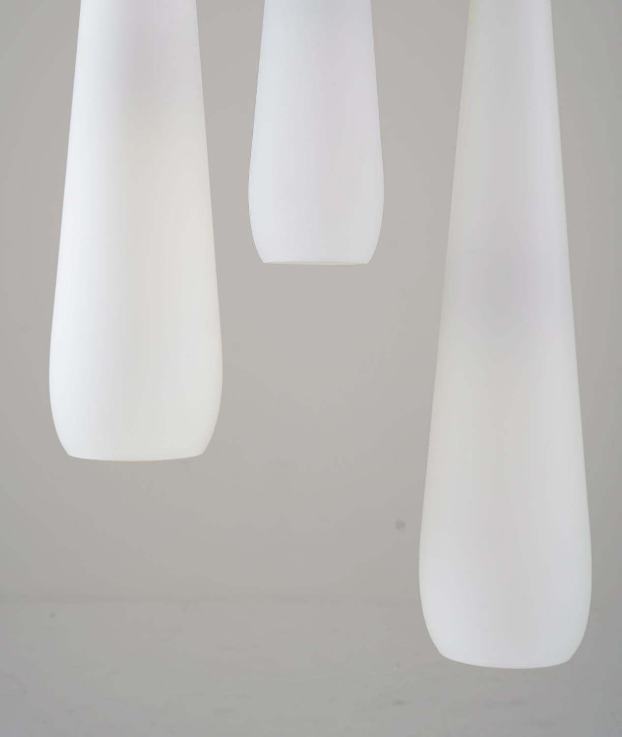 Midcentury Swedish Chandelier By Luxus Sweden photo vinterior