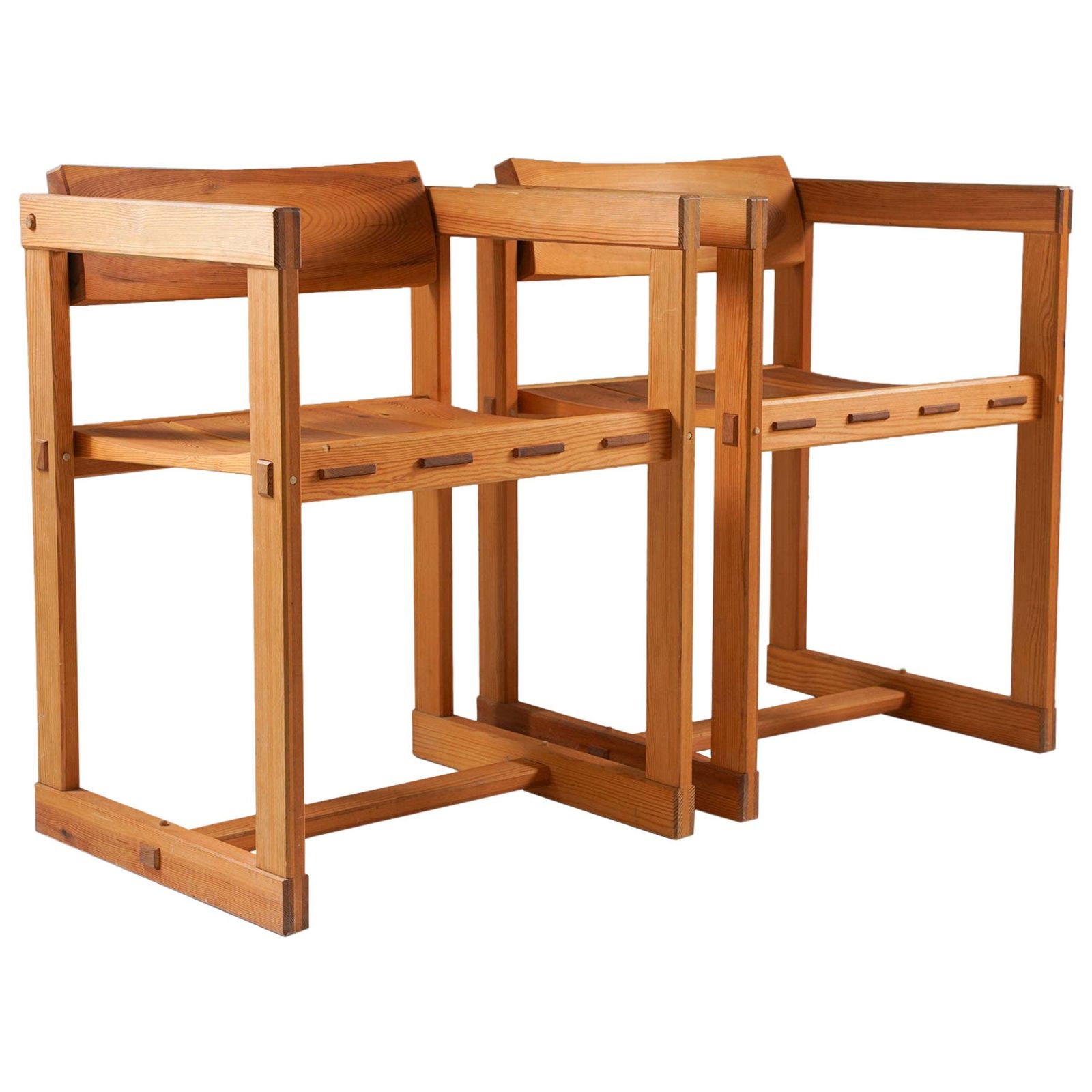 photo furniture Scandinavian Dining Chairs In Pine, Model Trybo By Edvin Helseth, 1960s