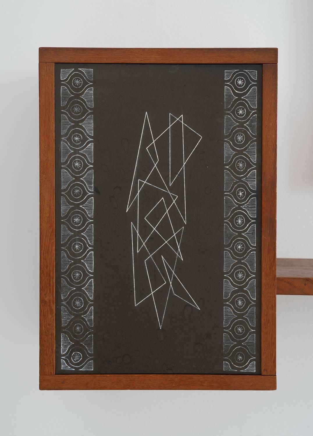 Swedish Hallway Shelf And Mirror In Teak By Hans Agne Jakobsson photo 2492.0