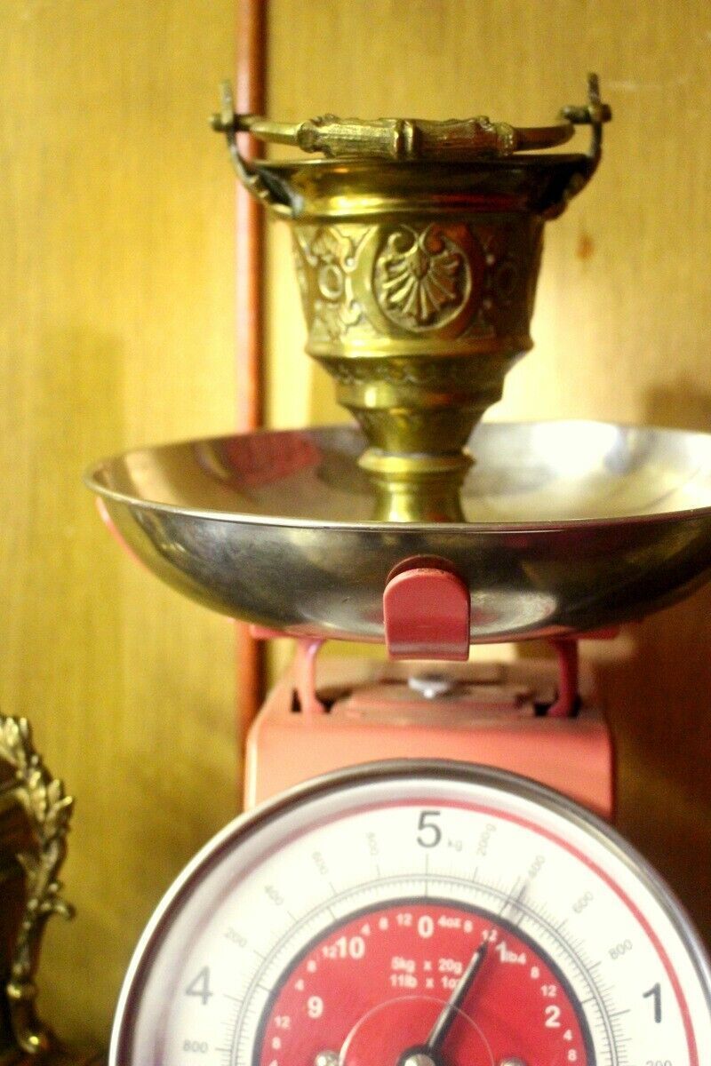 Home Decor Antique French Embossed Bronze Doré Vase Centerpiece Paris 19th Century photo