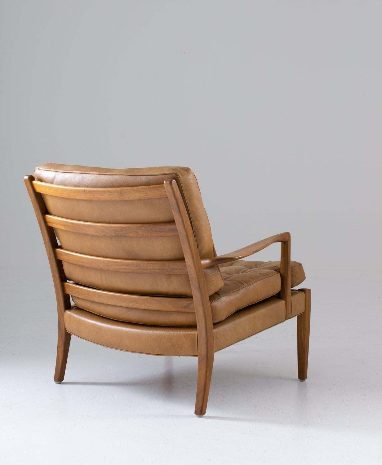 Midcentury Swedish Lounge Chairs "Löven" By Arne Norell photo 3560.0