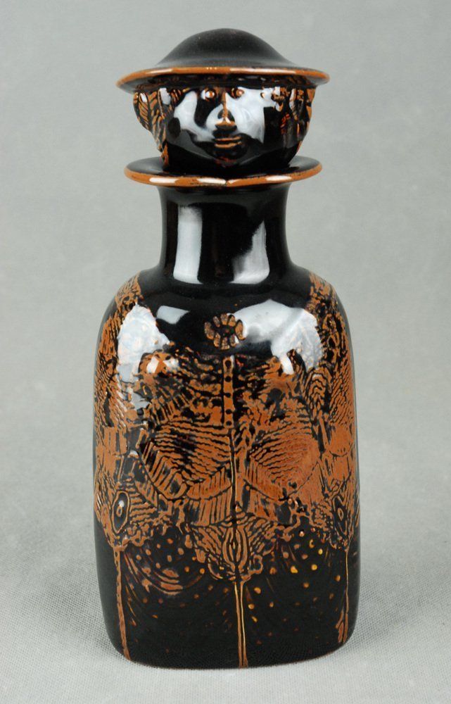 Ceramic Combin Decanter By Stig Lindberg For Gustavsberg Studio, 1970s photo for sale