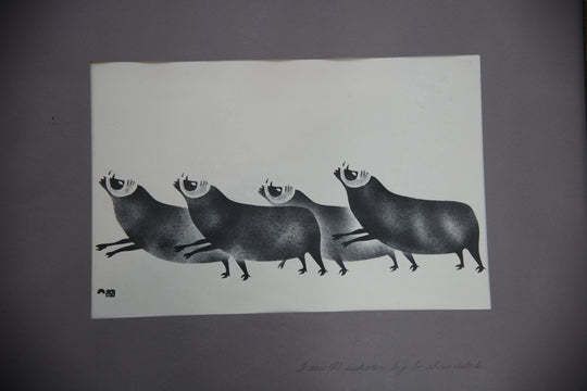 Pair Of Lithographs   After Sheouak Petaulassie photo 465.0