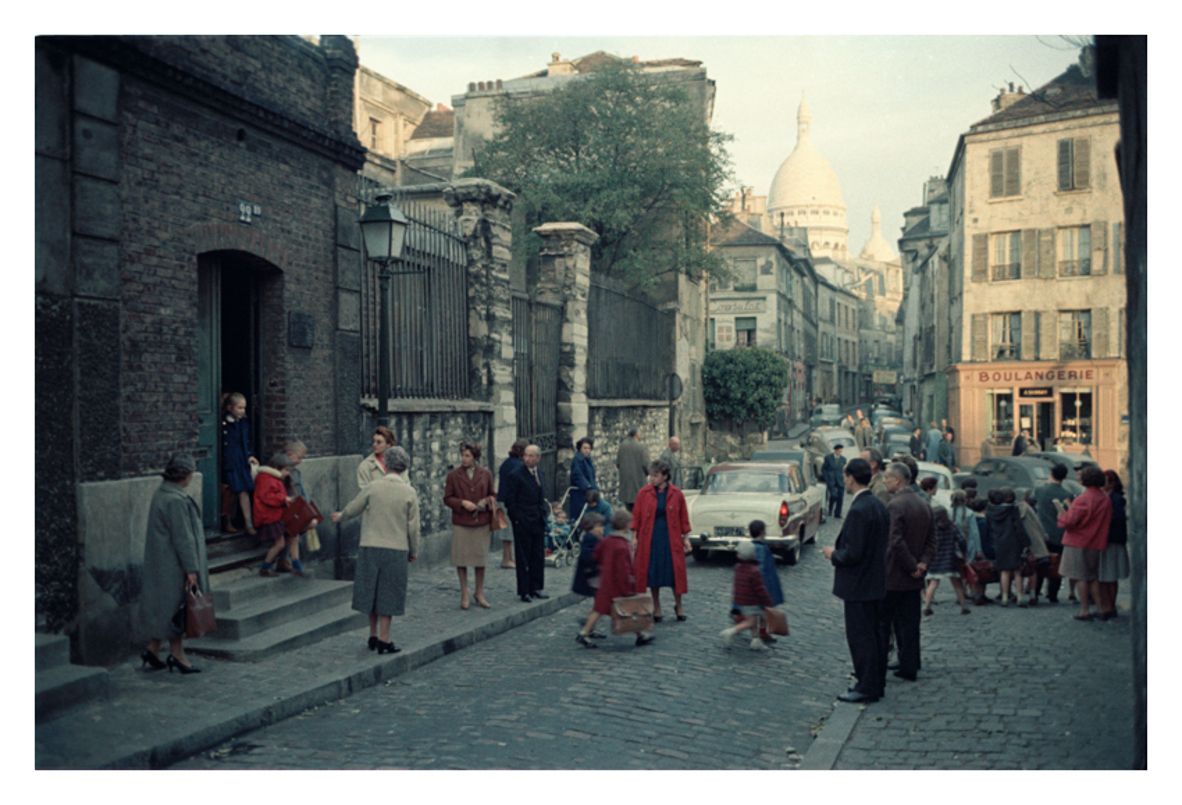 Street Scene In Monmartre 20x24" Archival Pigment Print