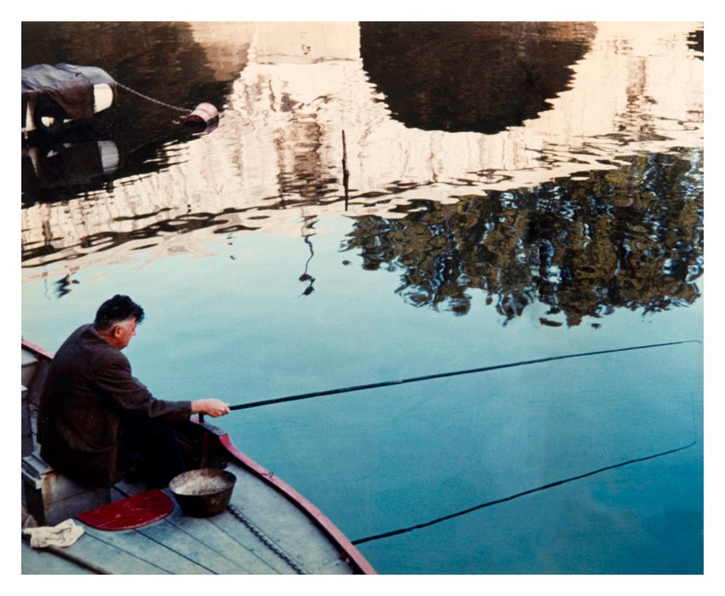 Fishing In Paris 40x60" Archival Pigment Print