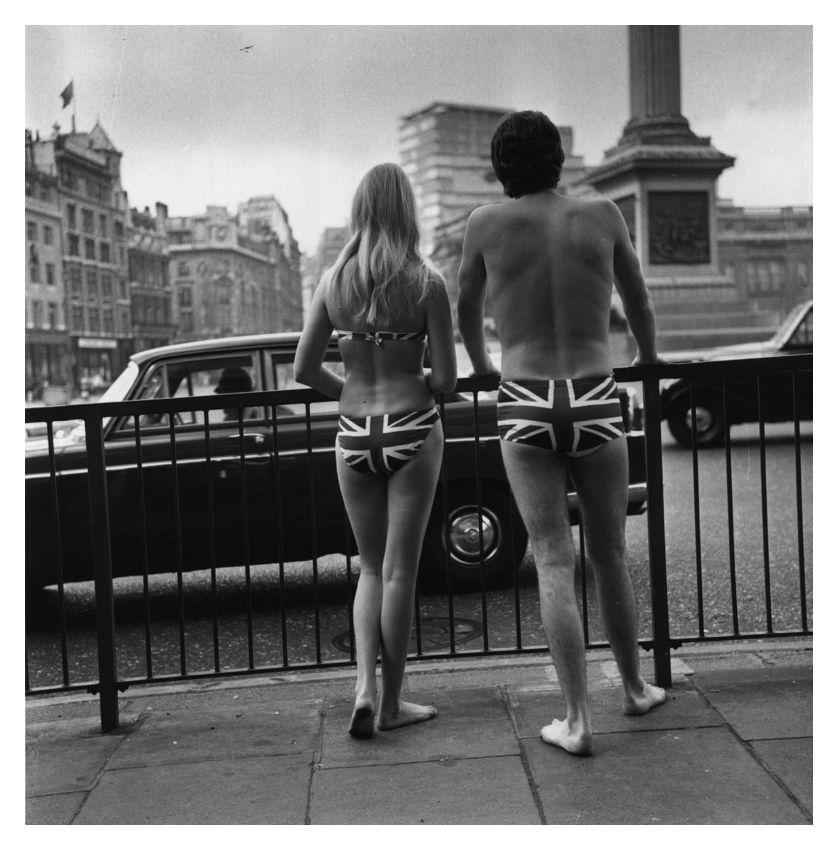 Union Jack Trunks 40x40" Silver Gelatin Fibre Print