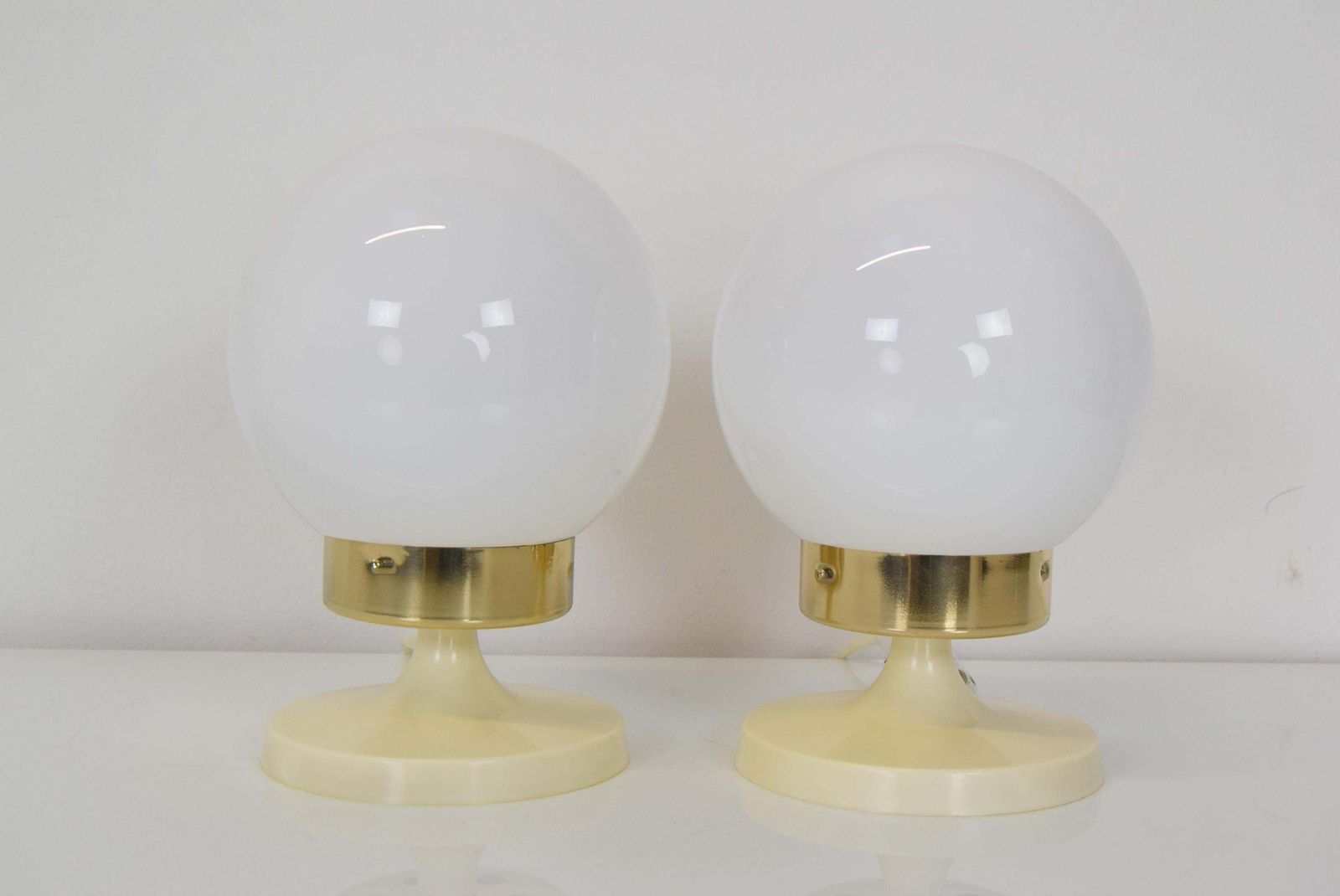 Pair Of Mid Century Table Or Wall Lamps By Instala Děčín,1970's.