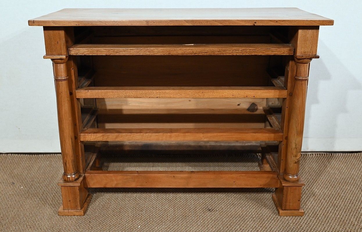 photo vintage Master's Chest Of Drawers In Solid Walnut, Empire Period, Early 19th Century