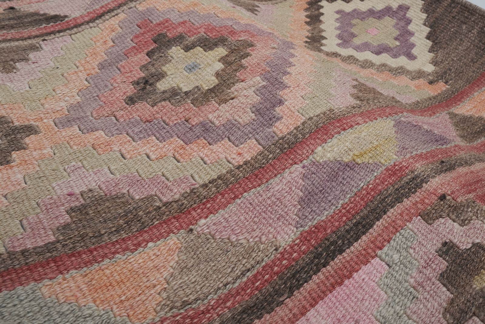 Turkish Handmade Stair Kilim Runner 2'4'' X 22'10'' photo for sale
