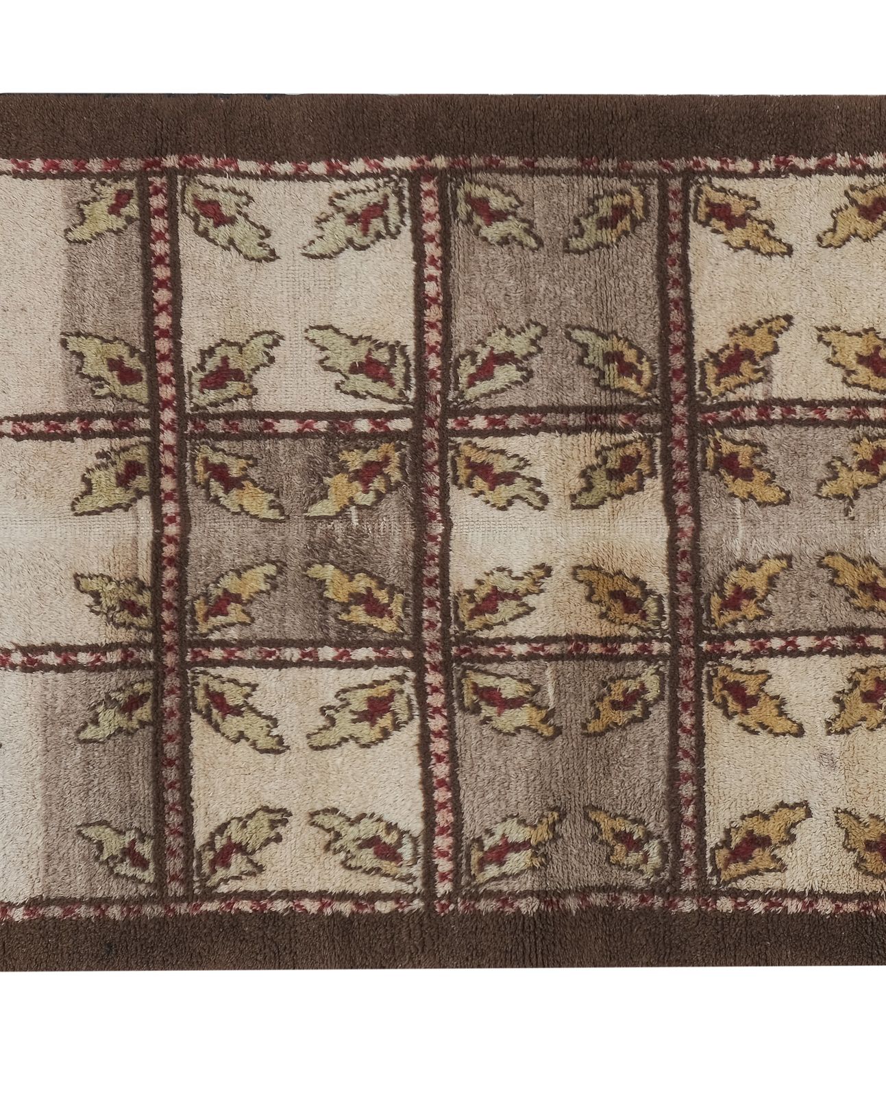 Organic Wool Floral Turkish Karapinar Tulu Rug photo furniture
