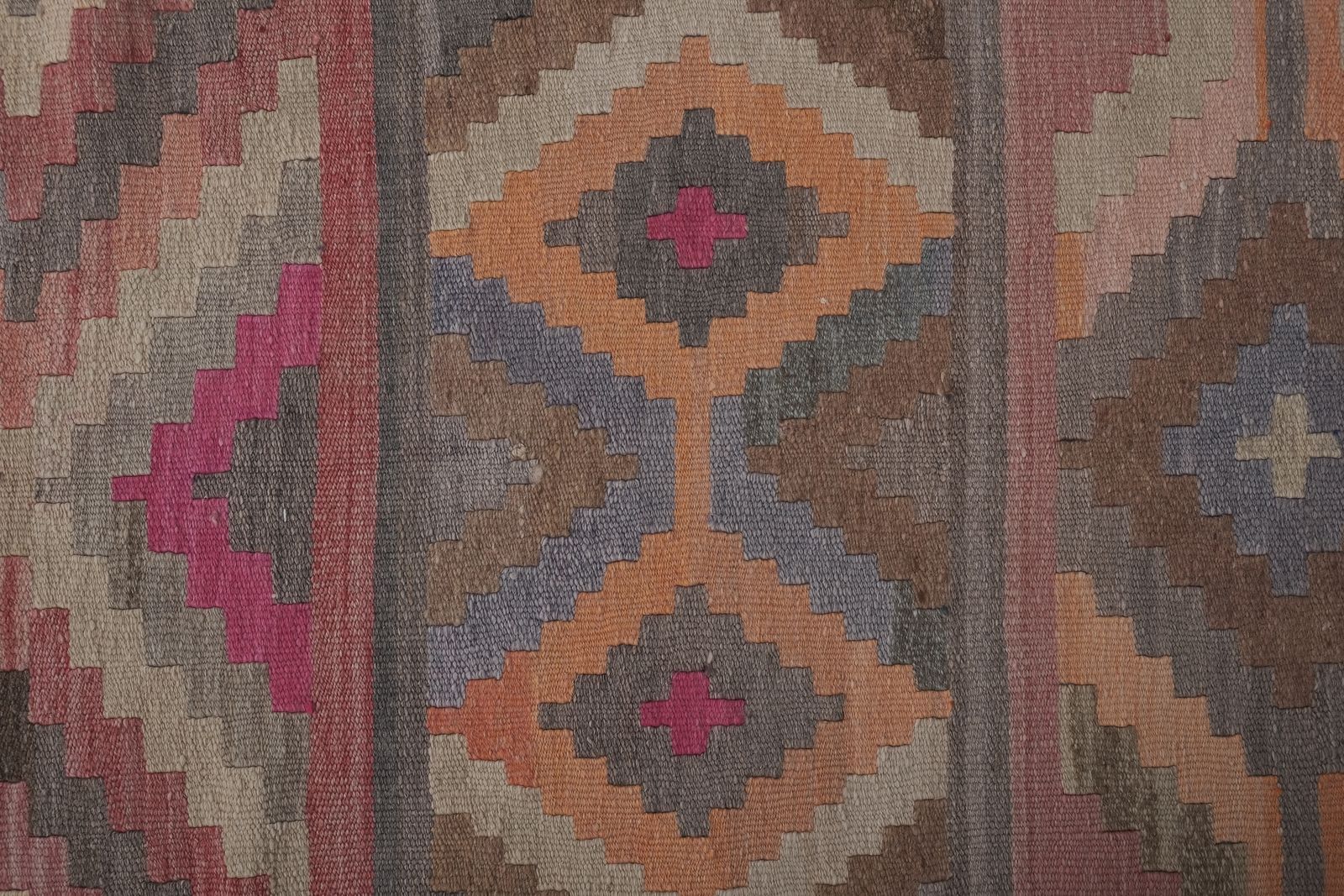 Turkse handgemaakte loper kilim, extra lang voor hal photo buy