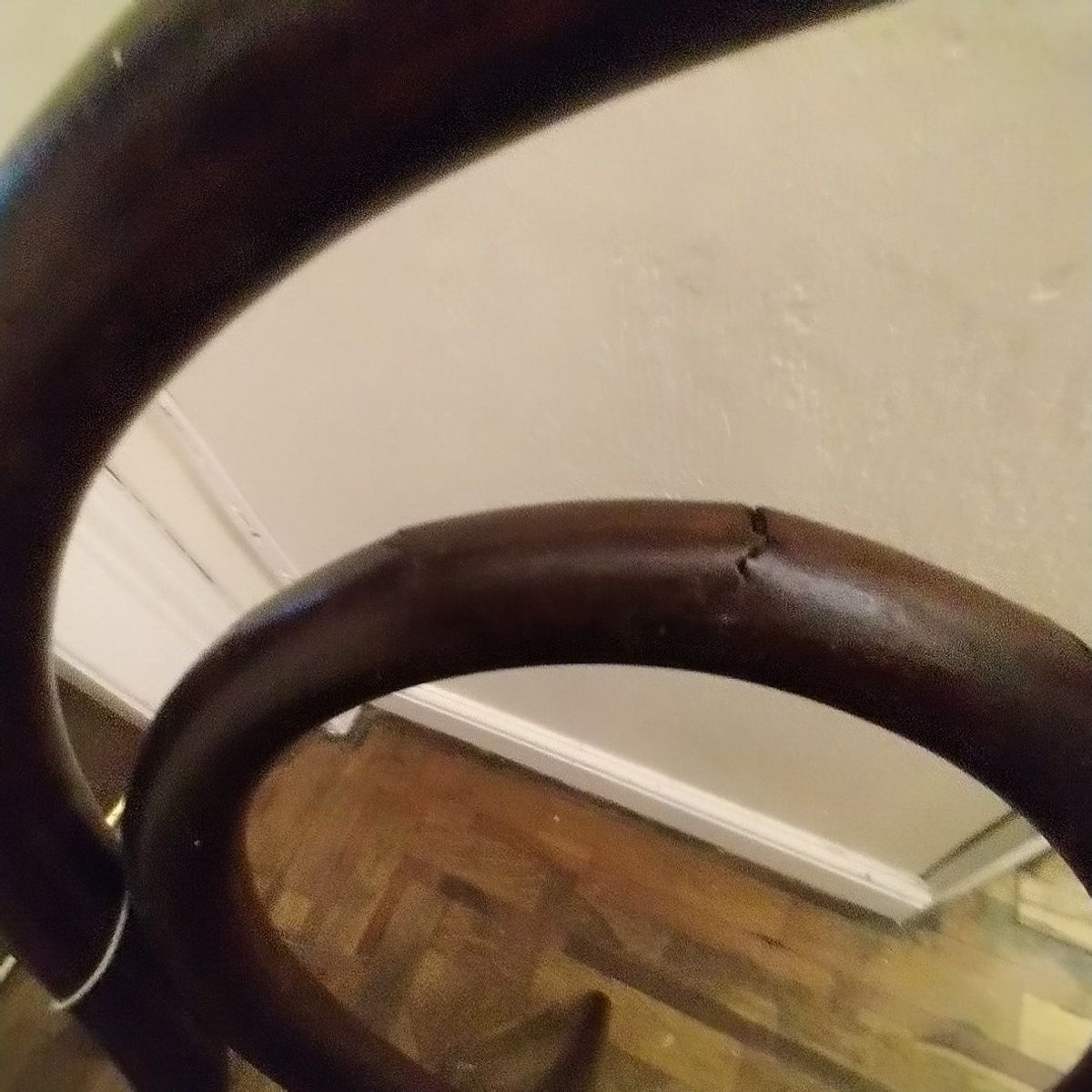 photo furniture C1880 Thonet Bentwood "Angel" Chair   Type "19 1/2" Embossed Wood Seat, Original Stamp And Label
