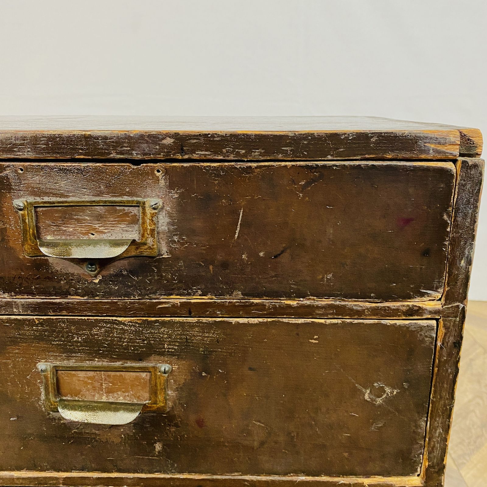 Industrial Small Pine Drawers, 1920s photo 325.0