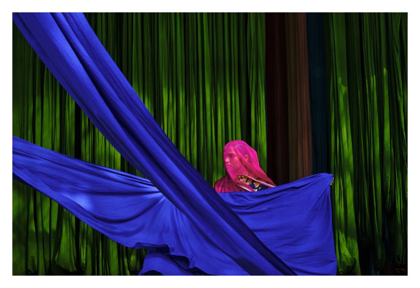 Rajasthan Sari Factory 20x24" Archival Pigment Print