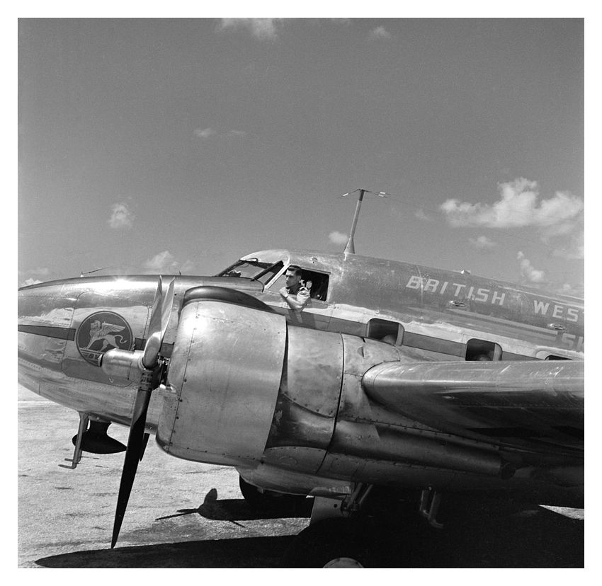 Piarco International Airport 16x16" Silver Gelatin Fibre Print