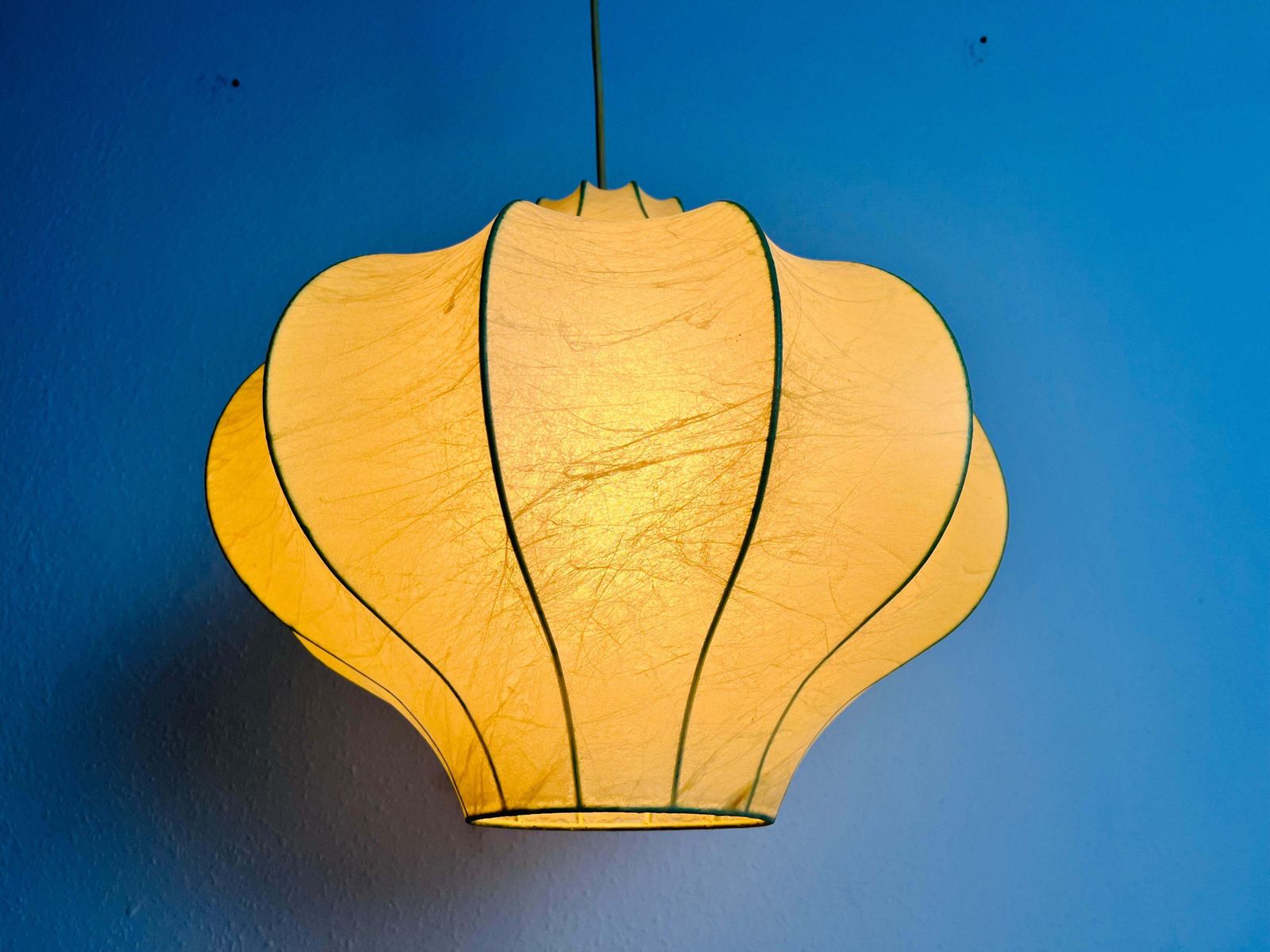Mid Century Modern Bloemvormige Cocon Hanglamp, Jaren 1960, Italië photo buy