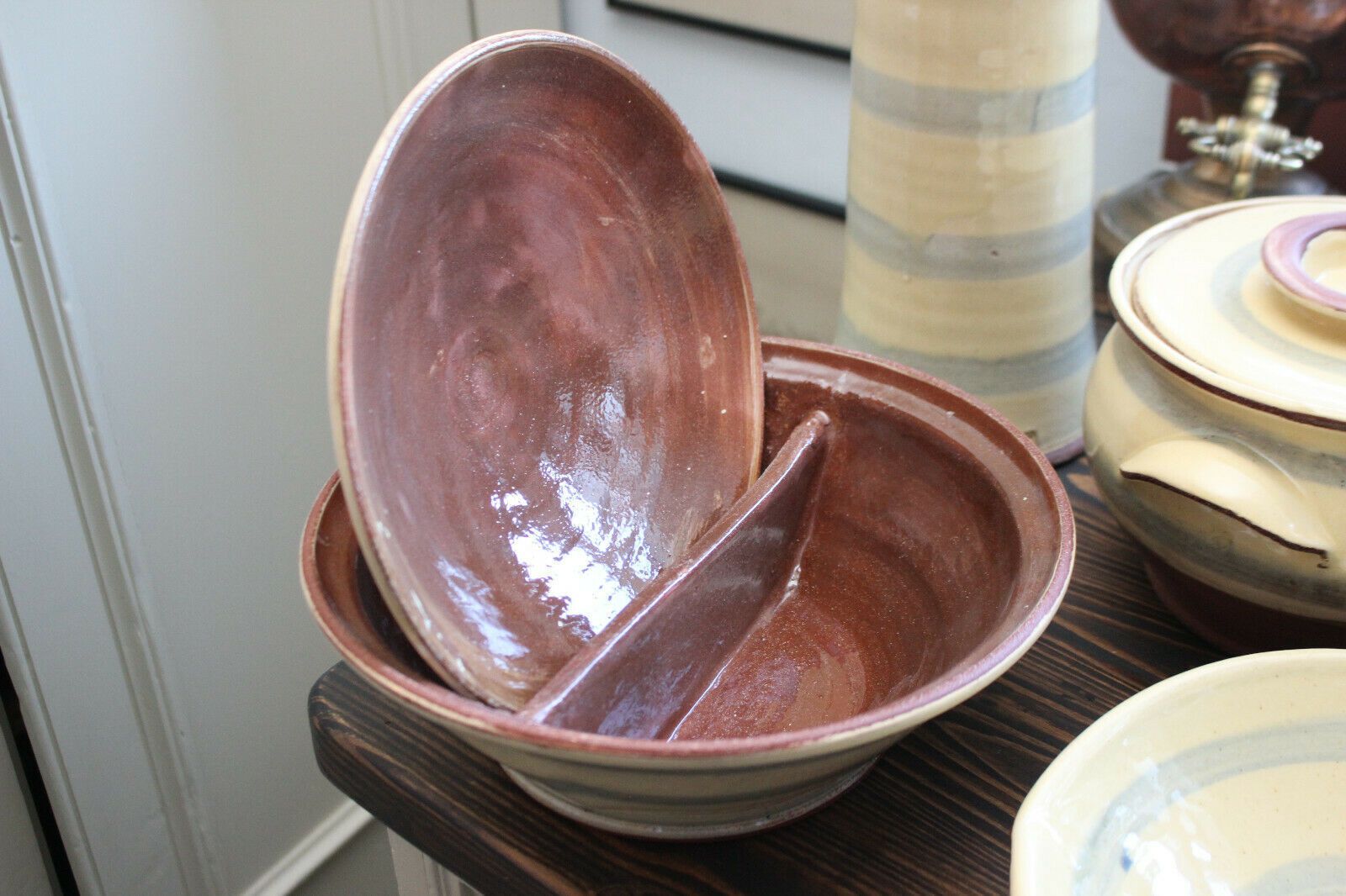 A Quality Set Of Hand Thrown Earthenware Cooking Pots And Vessels, Tagine Etc photo Home Decor
