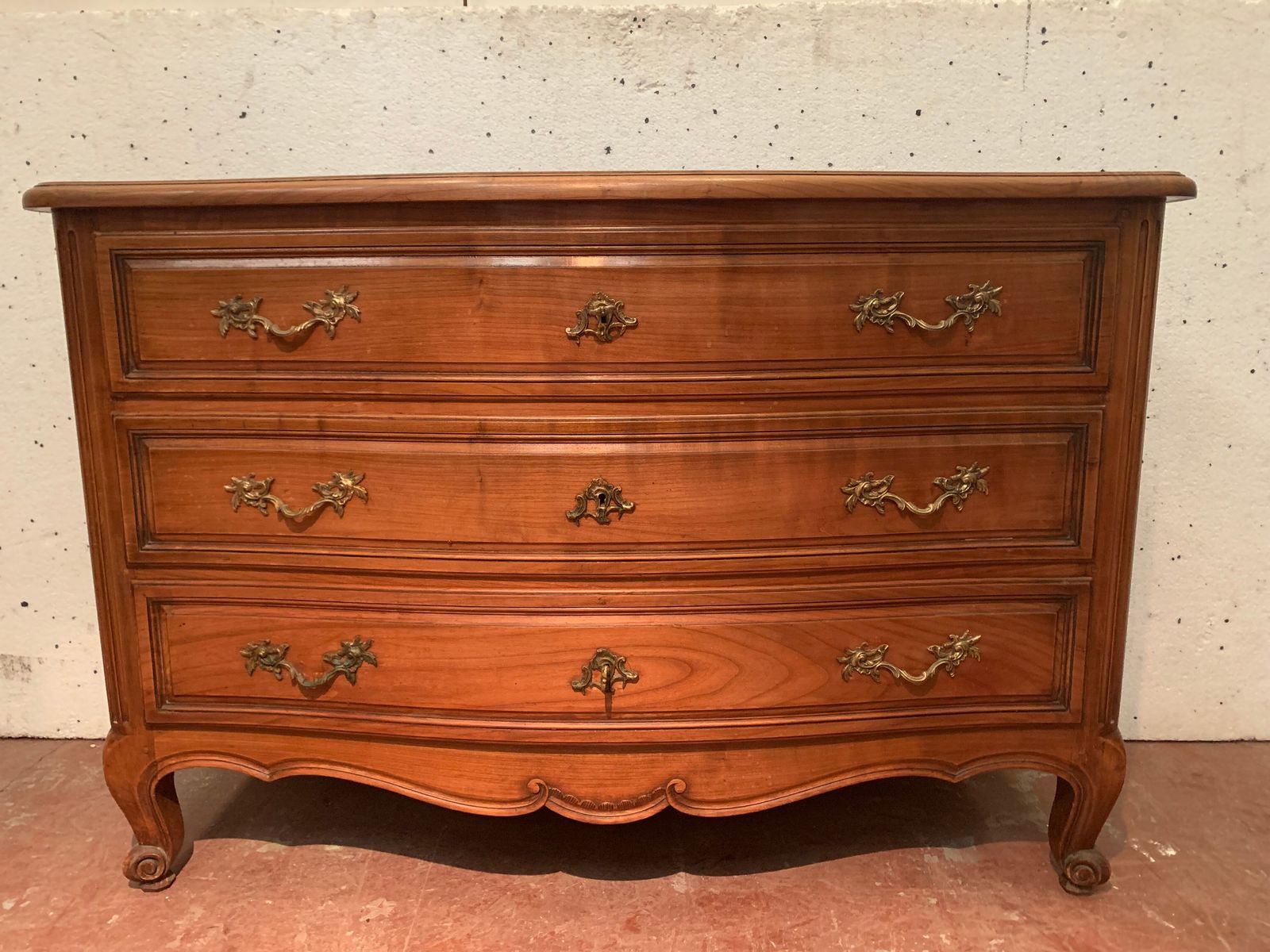 Chest Of Drawers With Curved Facade In The Provençal Style Of The 20th Century photo 1229.68788975