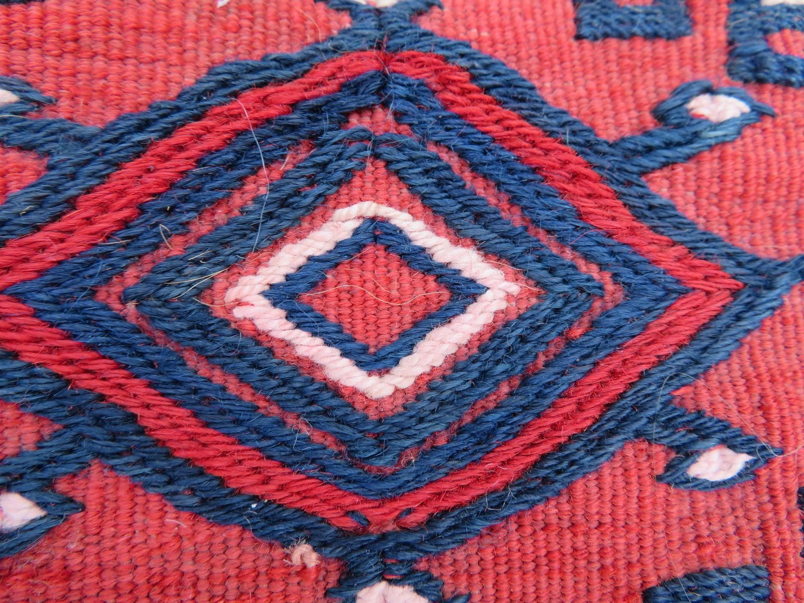 photo furniture Early Antique Saryk Tekke Turkmen Chuval.Complete With Back.Flat Woven Details. Mid 19th Century .