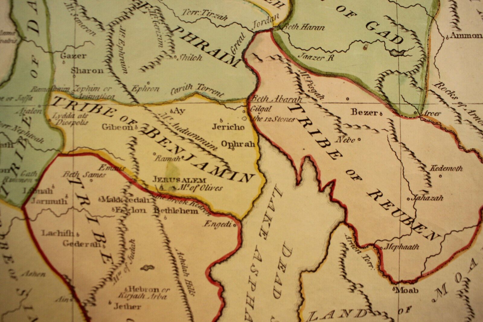 A Late C18th Map (Possibly D'anville) Judea Or The Holy Land photo for sale