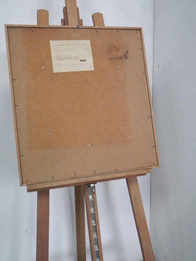 Mina Anselmi, Oil On Plywood, Woman, 1940s photo 1185.6